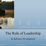 Interview with Mary Poppendieck and Role of Lean Leadership lean leadership in software development