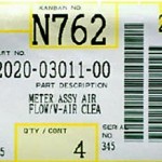 How Many Kanban Cards are Needed: Kanban Types and Analytical Sizing kanban card example used in manufacturing operations