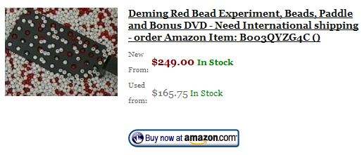 red bead experiment video how to