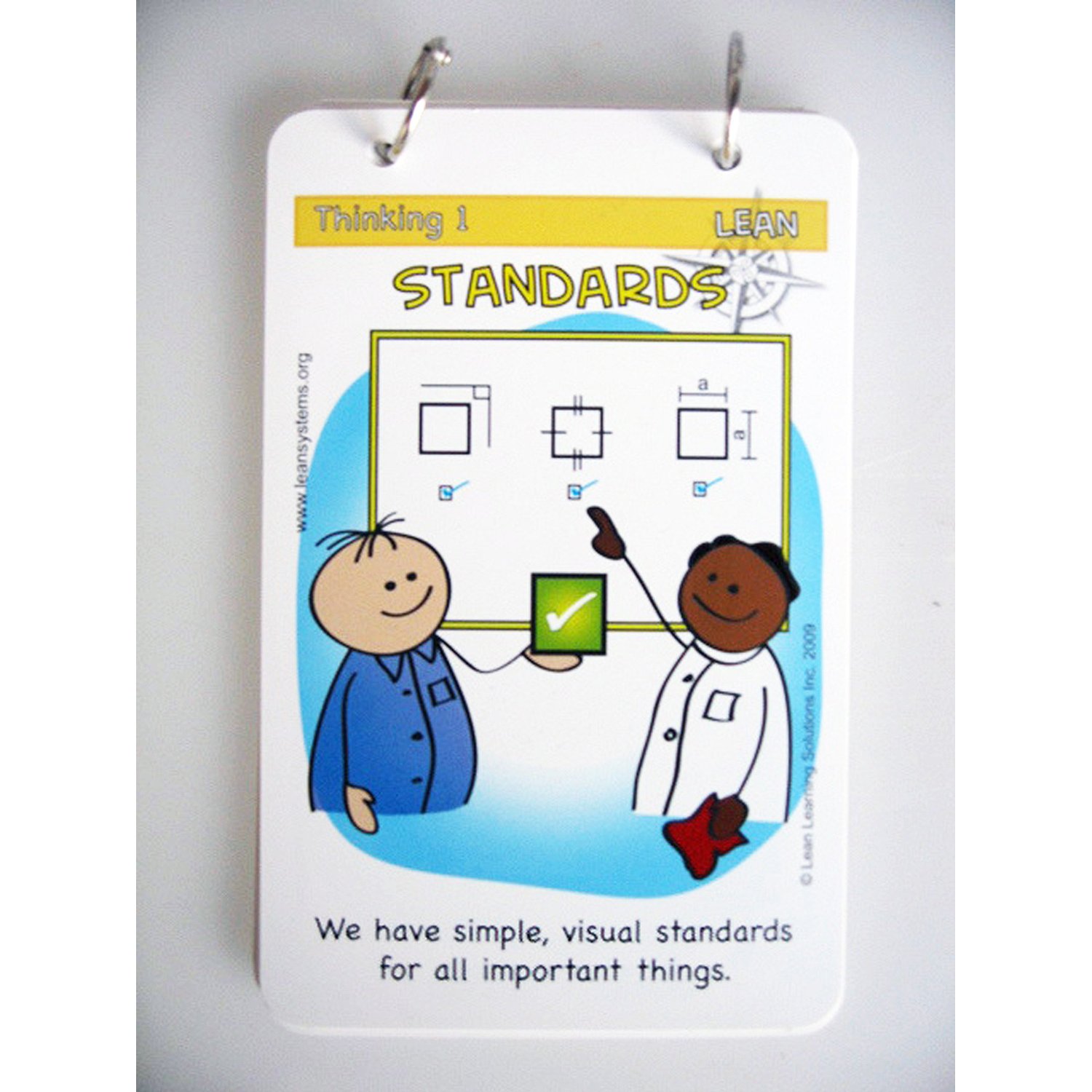 lean tools pocket cards, standard work