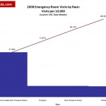 Pareto in the Wild: Emergency Room Statistics - Visits by Race hospital market research