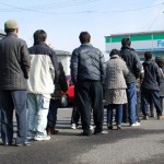 Japan Earthquake and Tsunami 2011, a Queue, Crowd Control, How You Can Help queueing, japan earthquake, 2011
