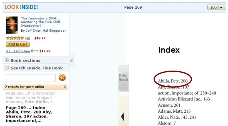 clayton christensen, innovator's dna, pete abilla