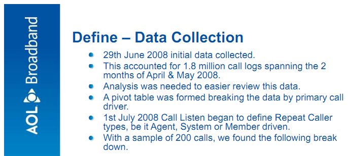 aol broadband, data collection