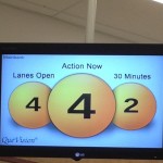 Waiting in Line at Grocery Store: Manage the Queue Visually retail counter waiting line management