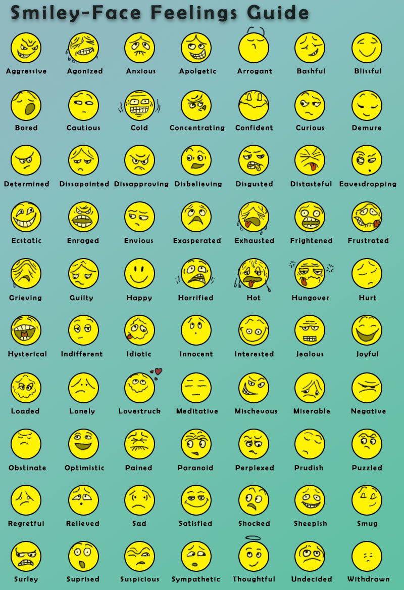 smiley faces feelings
