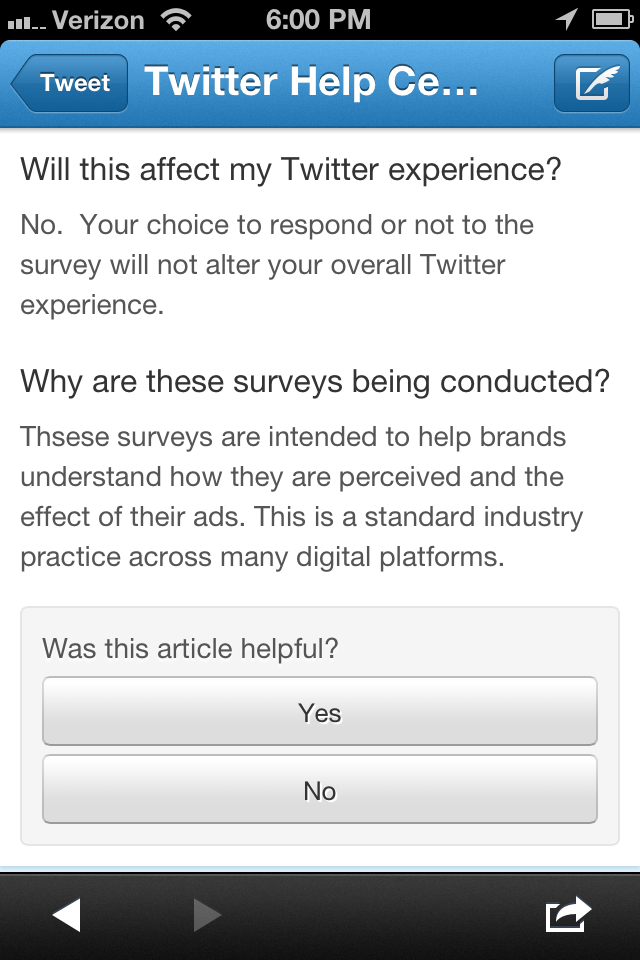 online-survey-twitter-example-8 online survey tools, twitter promoted tweet
