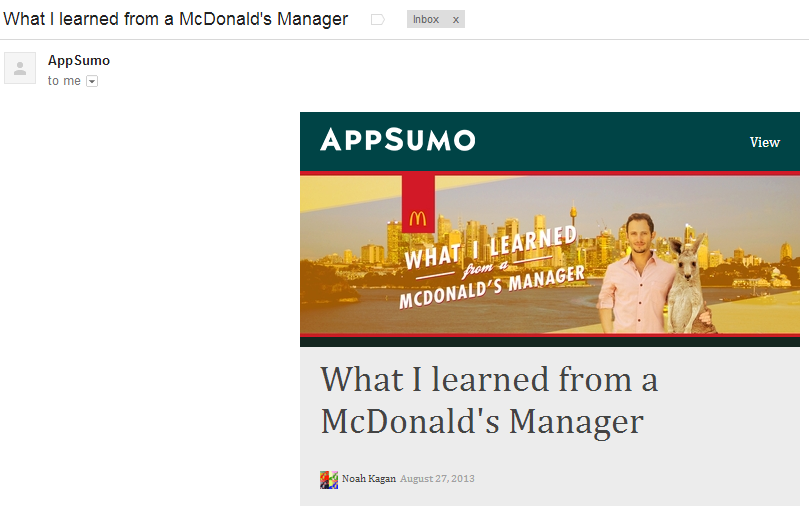 noah kagan email from appsumo email from appsumo and noah kagan