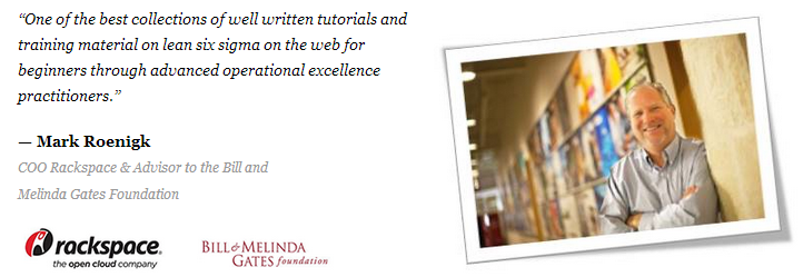 testimonial by mark roenigk on shmula lean six sigma