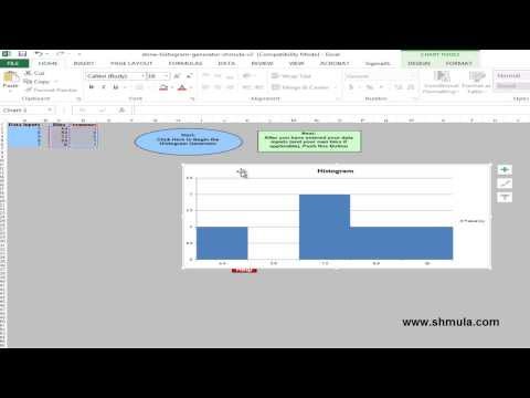 histogram excel generator