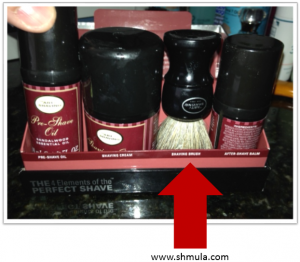 art of shaving, shaving brush