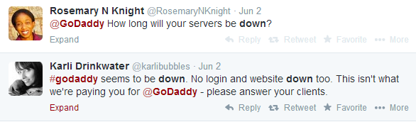 #godaddydown