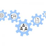 Agreement with customers. Customer Relationship Management. Business negotiations. Vector illustration